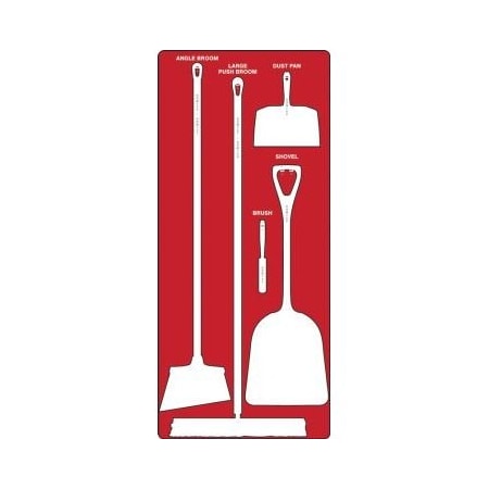 Accuform DRY ZONE STOREBOARDS PSB910RDWT PSB910RDWT